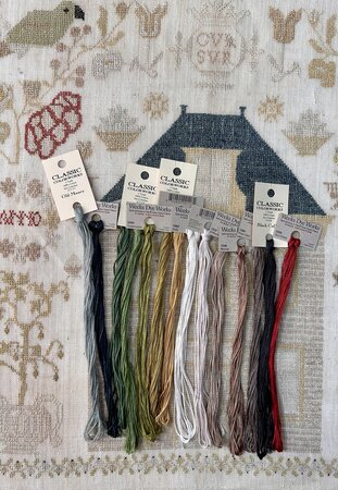 Hand-dyed Thread Set Little Big House