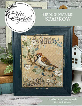 Birds in Nature - Sparrow- Erin Elizabeth 