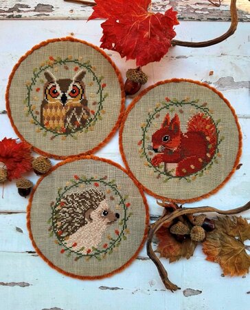 FALL ANIMALS TRIO - PuntiniPuntini
