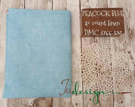40 ct Peacock Blue - xJudesign