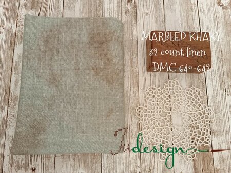 32 ct  Marbled Khaky - xJudesign