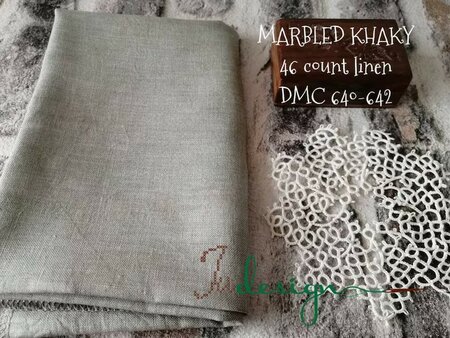 46 ct Marbled Khaky- xJudesign