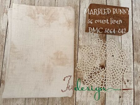 36 ct  Marbled Bunny - xJudesign