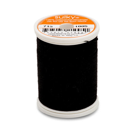 Sulky Cotton 12 King - 1005 Black