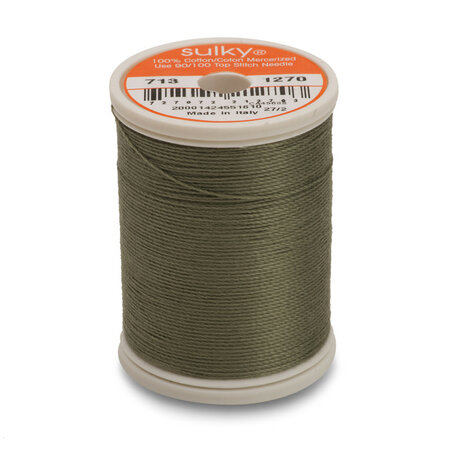 Sulky Cotton 12 King - 1270 Dk. Gray Khaki