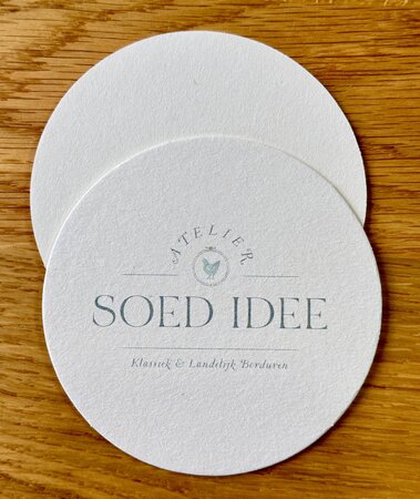 Round cardboard circles 10.2 cm – set of 2 (for pin drum)