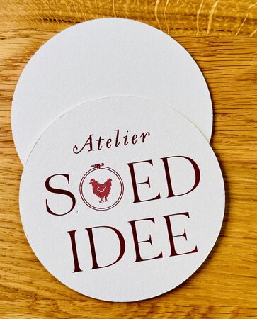 Round cardboard circles 11.7 cm – set of 2 (for pin drum)