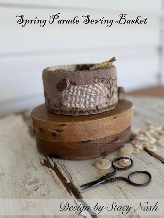 Spring Parade Sewing Basket- Stacy Nash