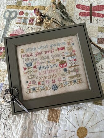 A Stitcher's Rules  - Pansy Patch 