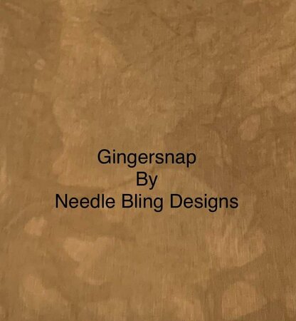 32 ct  Gingersnap -  Needle Bling Designs