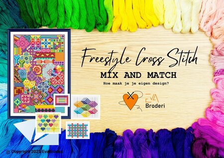 PRE-order Freestyle cross stitch mix and match - Esther Rutten