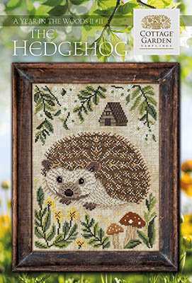 A year in the Woods II serie - 11 - Hedgehog -  Cottage Garden Samplings