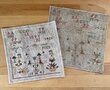 Bird on a Ladder Sampler 1843 – printed pattern